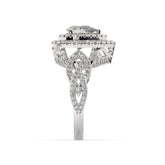 White Gold Diamond Ring - LA DIAMOND